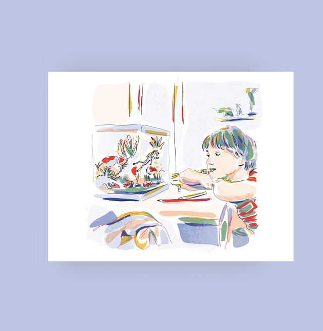 Illustration "Aquarium" (A4)