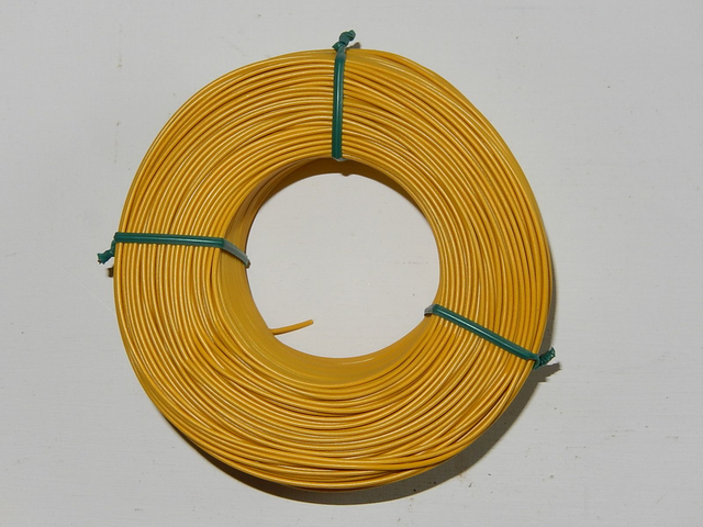 câble souple jaune gelb 100 ml 0,14mm² Herkat 3674