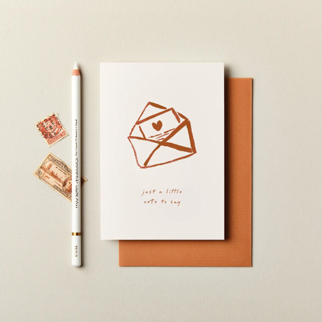 Just A Little Note To Say Card