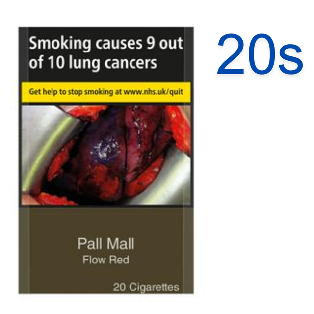 Pall Mall Flow Red Cigarettes, 20s