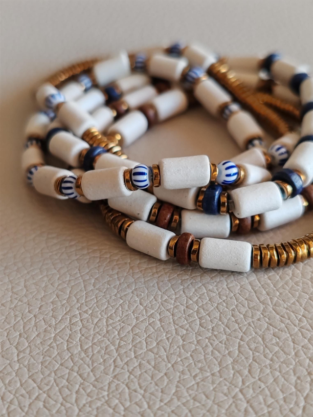 Azur Faroa - Bracelet Bronze, Craie et Brun