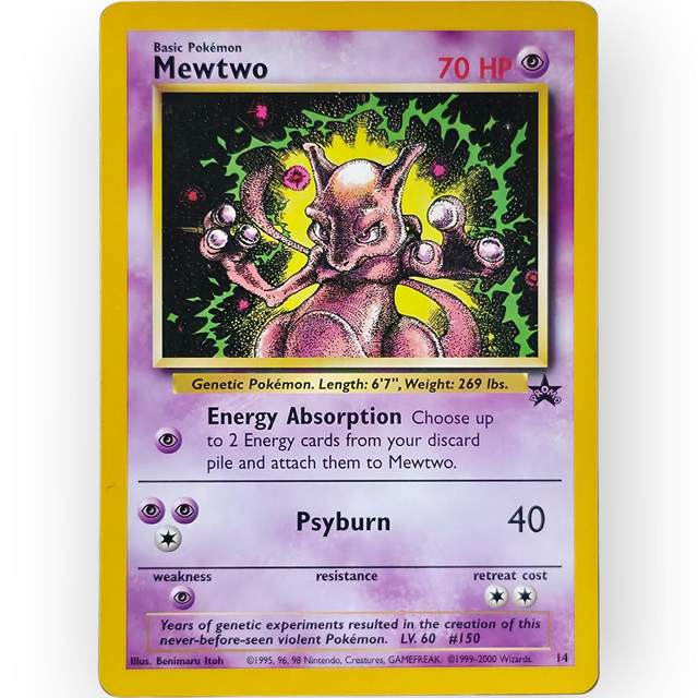 Mewtu Promo Nr. 14 | Wizards Black Star | Englisch