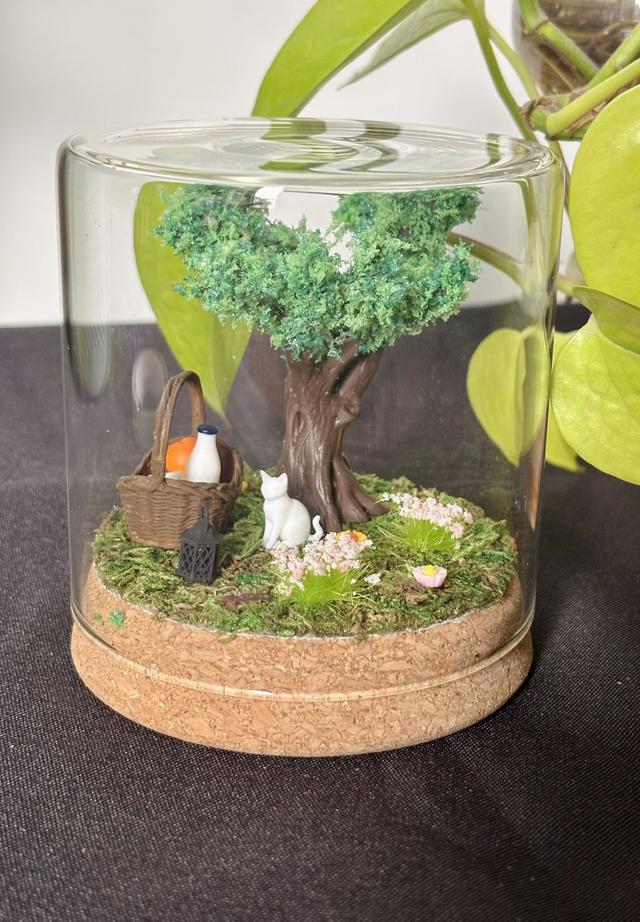 🍃 Terrarium verre 10cm - Édition été