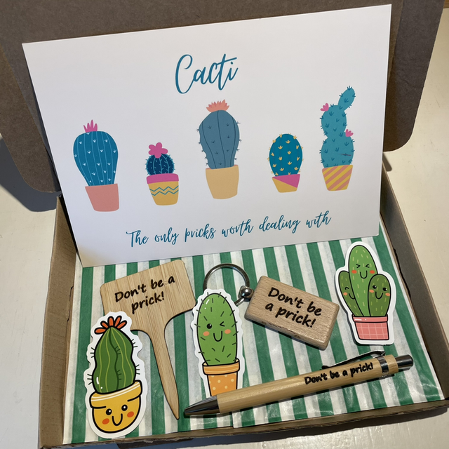 Cacti Letterbox Gift Set