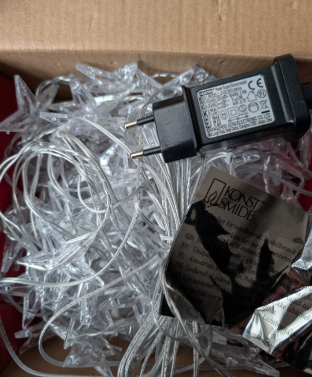 Konstsmide LED Lichtervorhang Sterne 120 LEDs