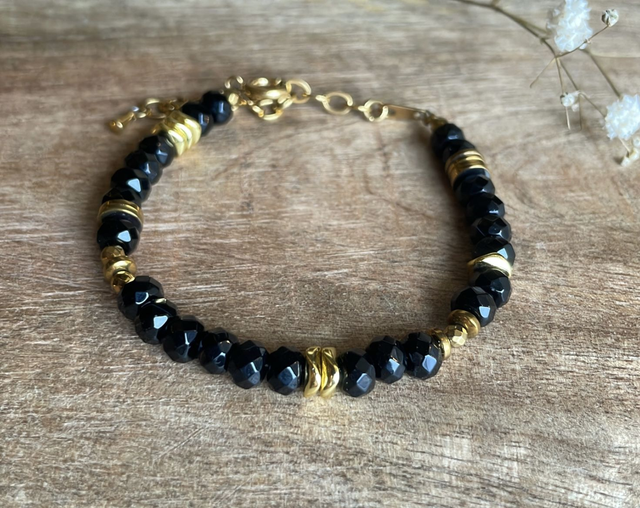 Bracelet Réglable ONYX NOIR