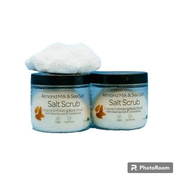 Almond Milk &amp; Sea Salt  - Salt Scrub