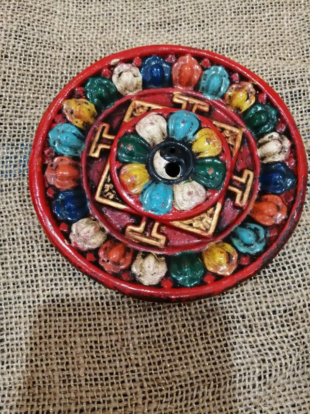 Brucia Incensi Tibetani in cotto GRANDE