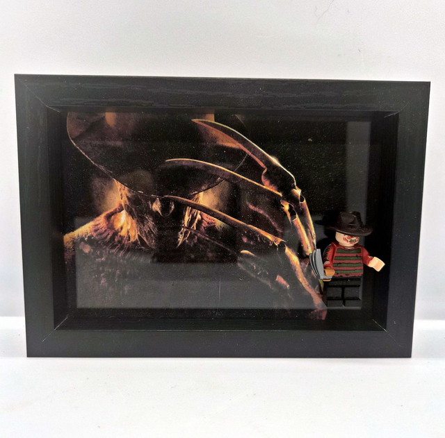 Cadre avec lego - Les griffes de la nuit - Freddy Krueger  