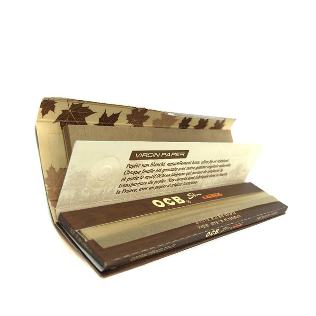 OCB Papel De Fumar Virgin Slim Long + Tips 125 Mm