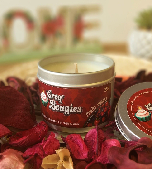 Bougie 110 mL - FRUITS ROUGES
