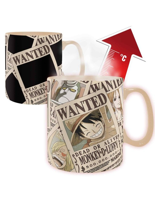 One Piece: Wanted Heat Change Mug