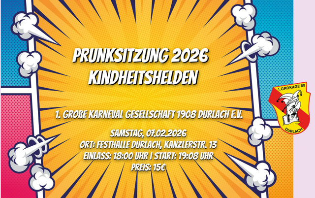 Eintrittskarte Prunksitzung 2026