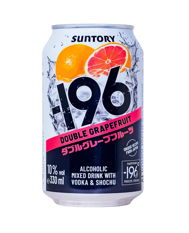Suntory 196 Double Grapefruit Vodka & Shochu Dose - 0,33L 10% Vol