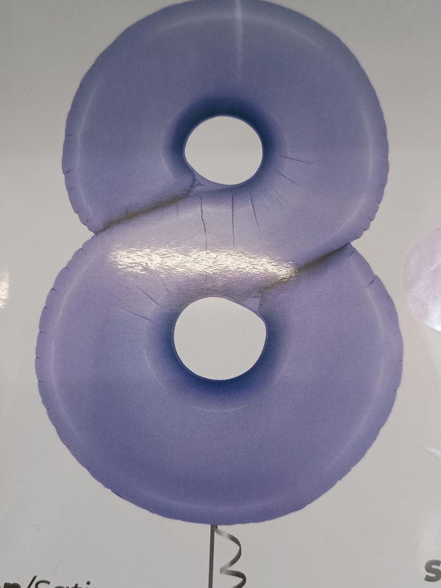 Palloncino lilla da 0 a 9