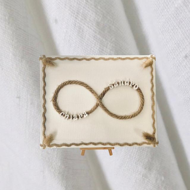 Cadre infinity personnalisable (prénoms)