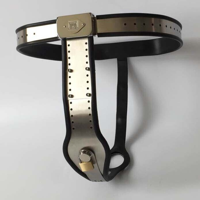 BDSM Female Chastity Belt Device Stainless Steel Thong Pants