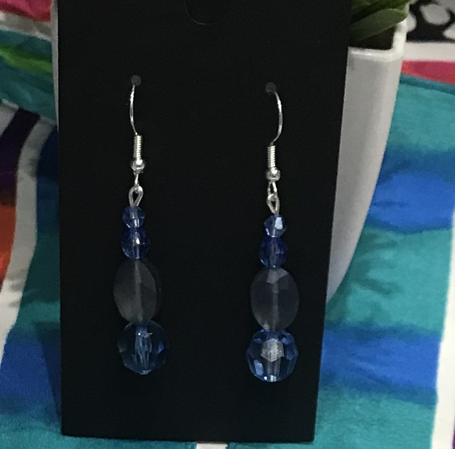 Blue Dangling Earrings - BLDE10