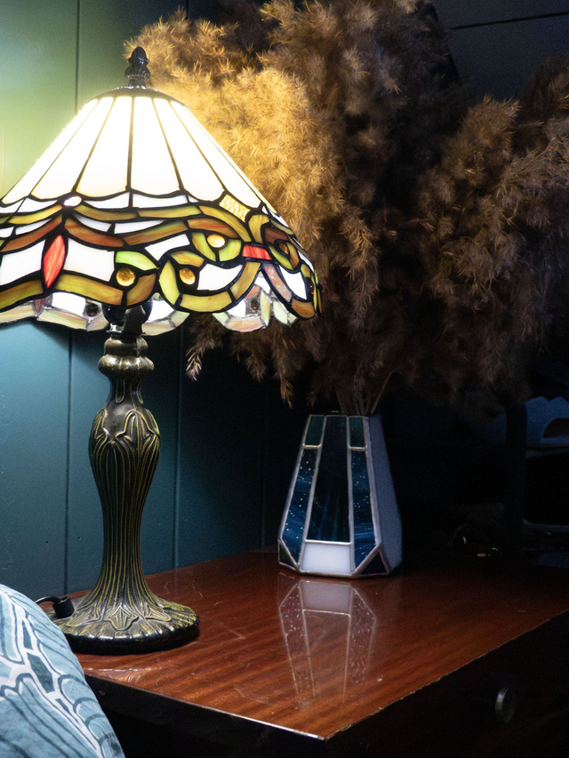 Vase Art déco - Aurores Boréales