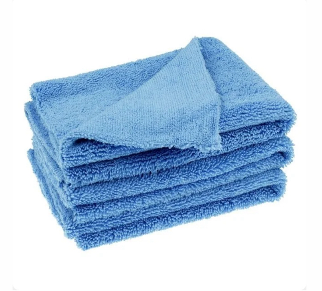 Microvezeldoek waxy blauw