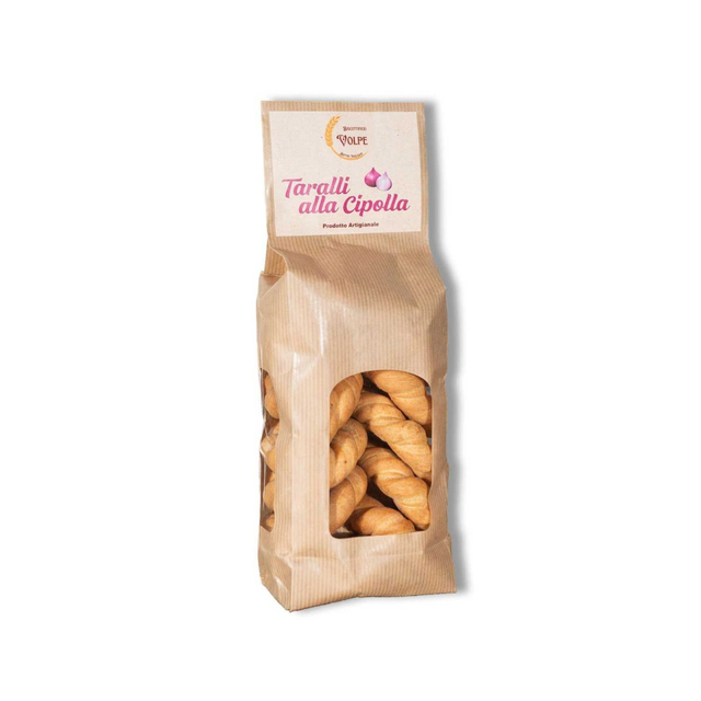 Taralli alla cipolla - Biscottificio volpe