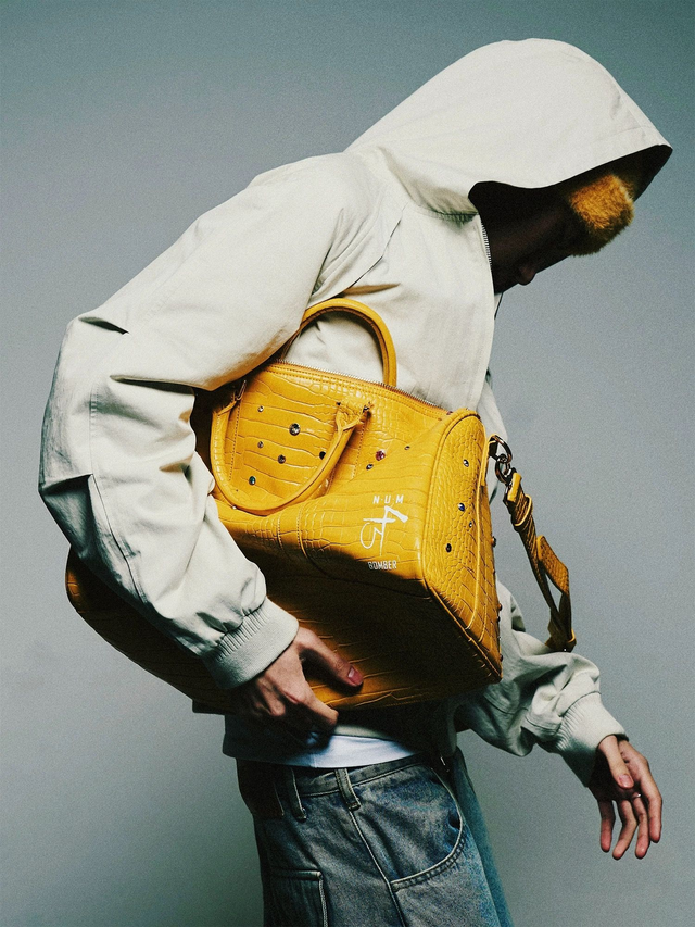 Fish Skin Texture Travel Bag