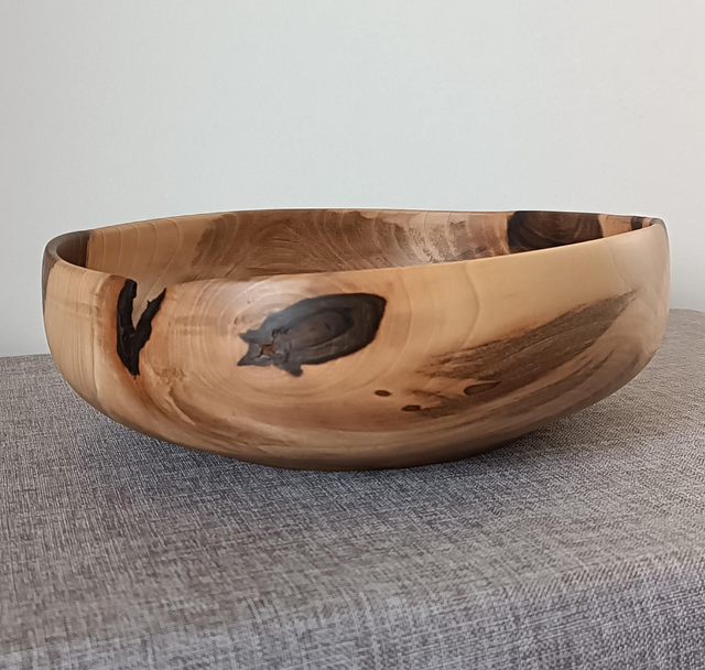 Coupe a fruits en noyer 