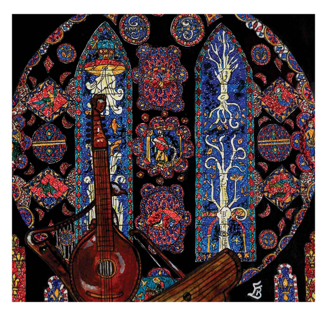 Vitraux format 18 cm - 2 modèles au choix