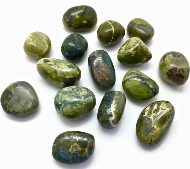 Serpentine Jade Tumblestone
