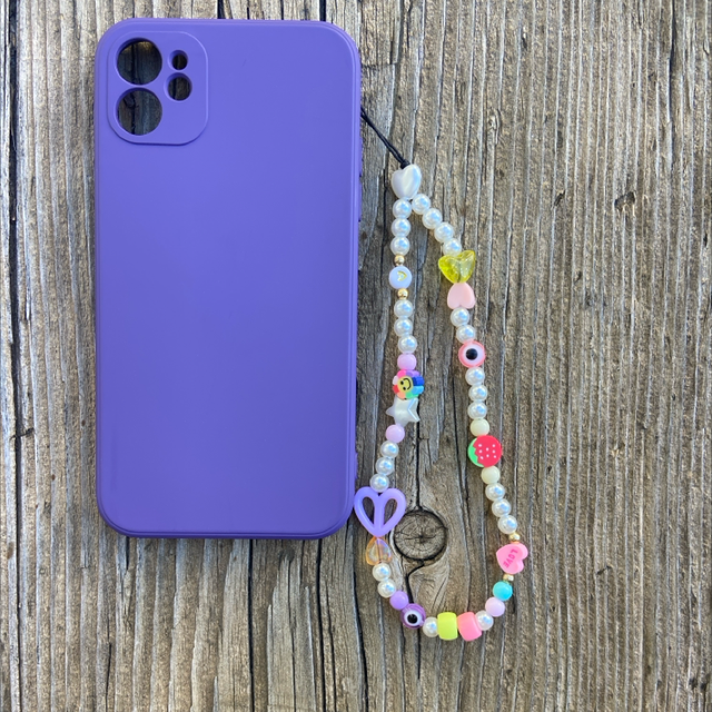 Grigri de téléphone personnalisable Nacré multico 