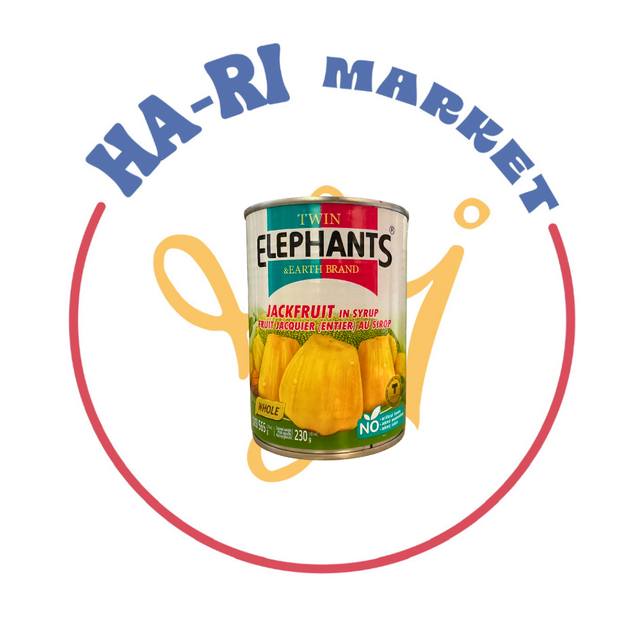 Twin Elephants Jackfruit in Syrup 565g (1)