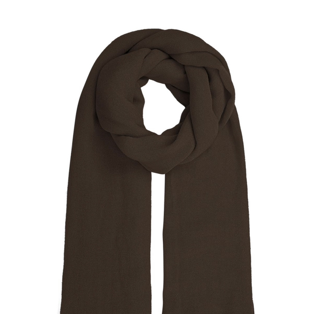 Sjaal bruin dun