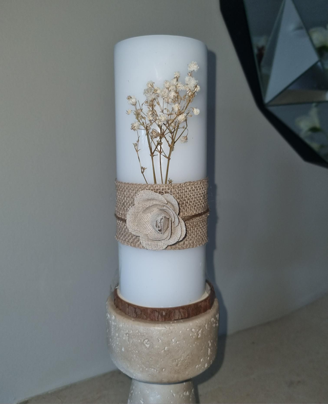 'Au Naturel' Large Candle