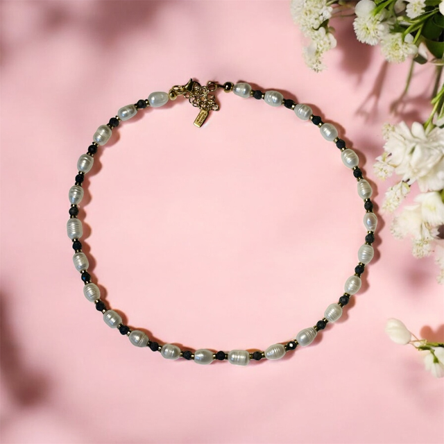 Naszyjnik Princess Perła Granat