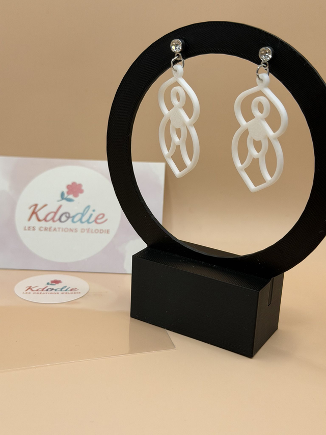 Boucles d'oreilles Fleur - Attaches Fantaisies