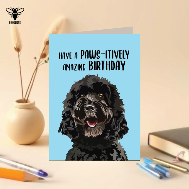 Cockapoo - Birthday Card