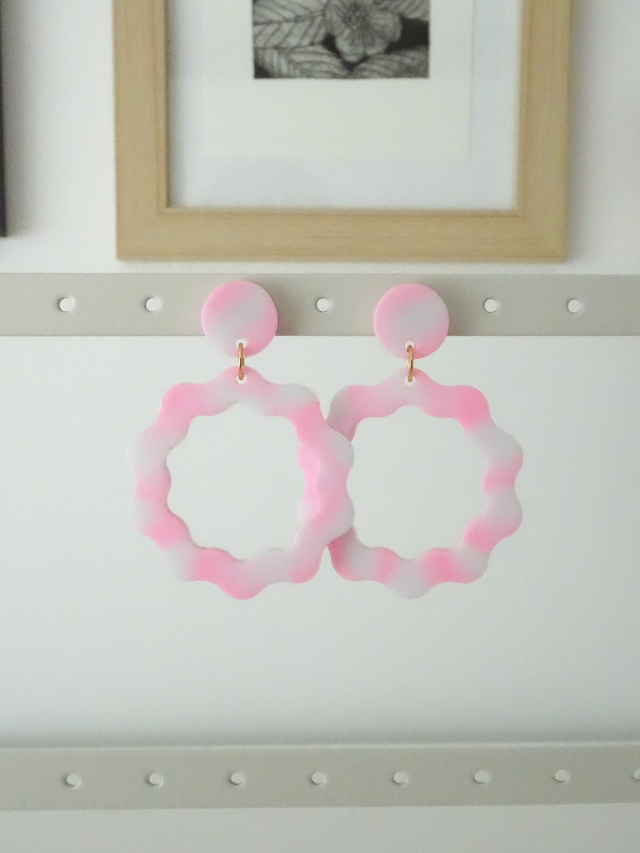 Soleil : Rose et blanc