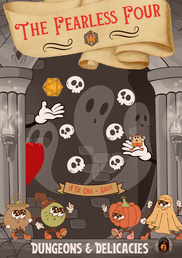 The Fearless Four - Dungeons &amp; Delicacies - Adventure 1 (PDF)