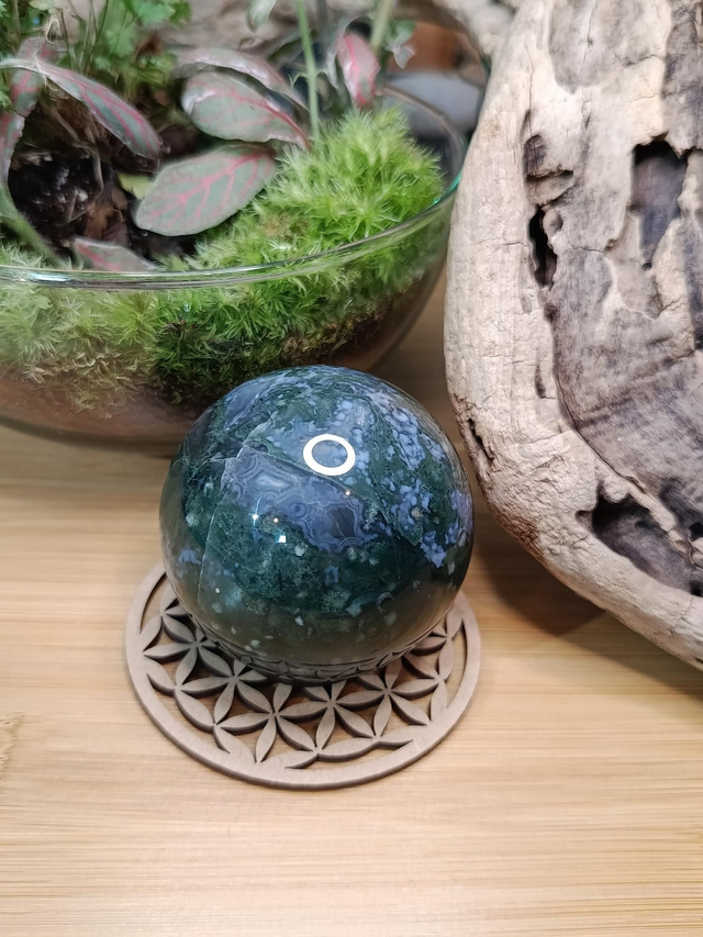 Sphère en Agate mousse 5,5cm