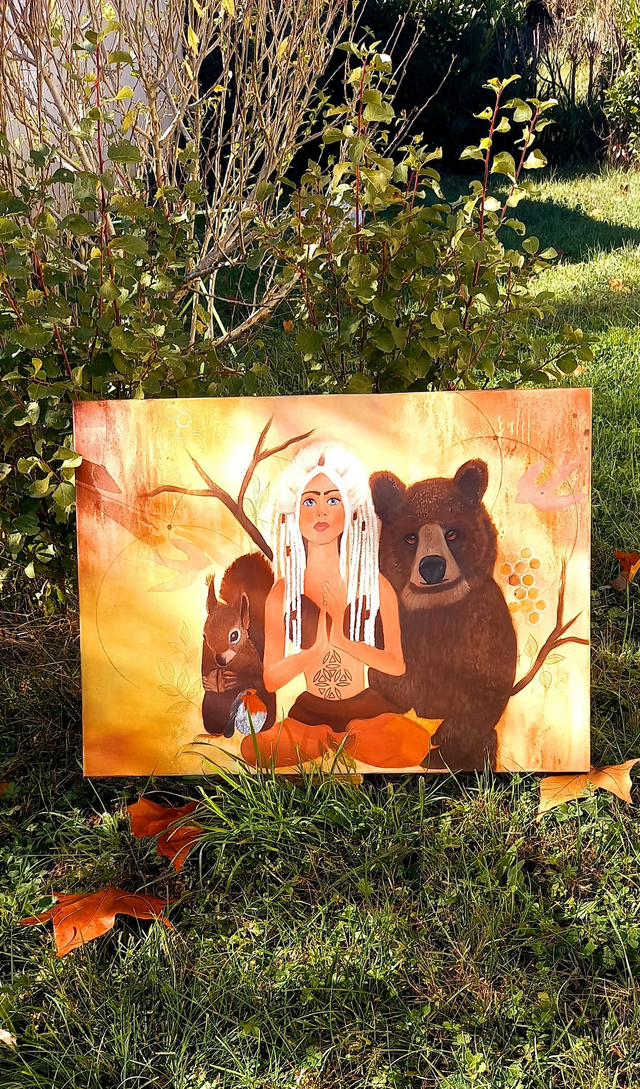 ESPRITS PROTECTEURS " Oeuvre originale "