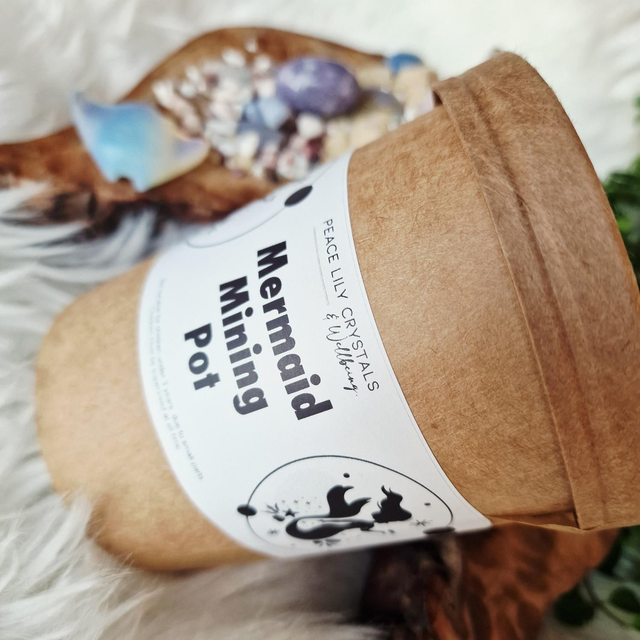 Mermaid Crystal Mining Pot 