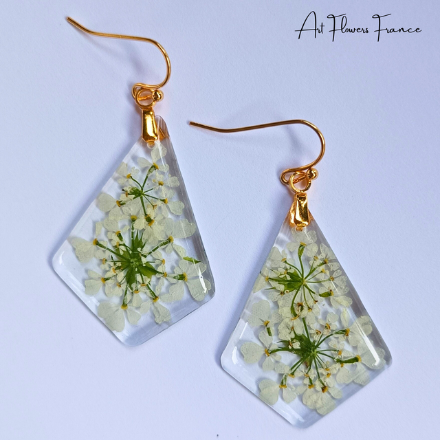 Boucles d&#039;oreilles la carotte sauvage élégance 