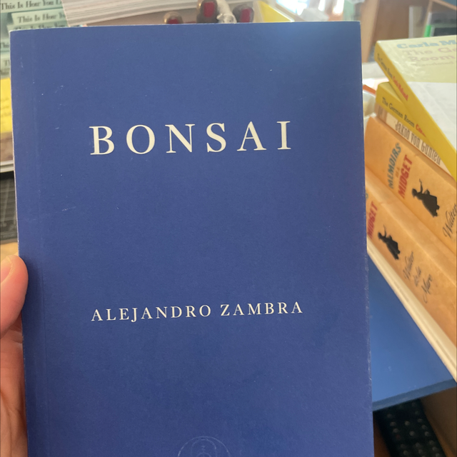 Bonsai Alejandro Zambra