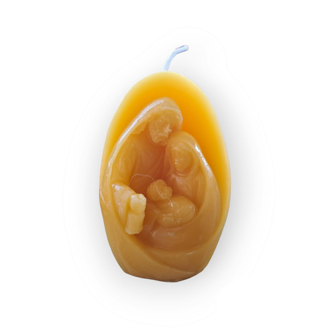 Bienenwachskerze Maria und Josef 