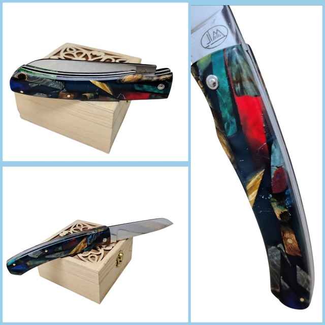 L'Ambacien ®️ polymiroir inox - Nougat multibois