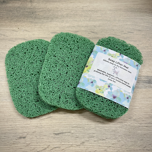 Soap lifter mat - apple green