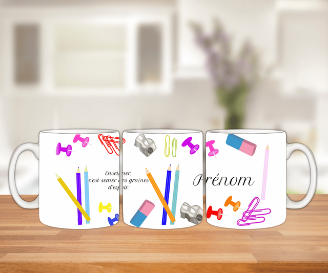 mug enseignante 
