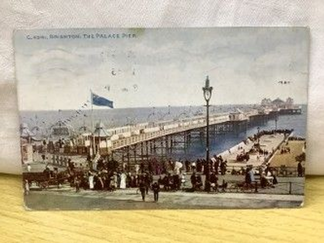 Brighton, The Palace Pier, Sussex, Posted Photochrom Co. Ltd Celesque Series postcard. Our Ref No. R173 £2.00