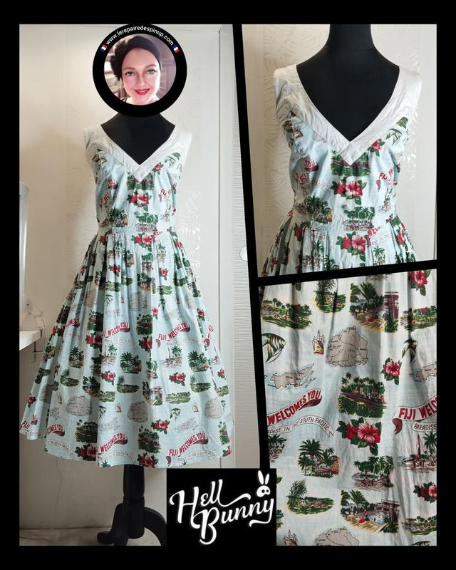 Robe Hell Bunny Welcome to Fidji 