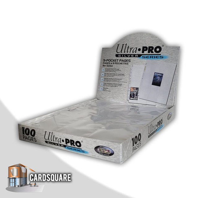 Ultra Pro - 100 pagine a 9 tasche - Silver Series